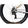 Bicicleta Mtb Caloi Two Niner Alloy Aro 29 com Suspensão Dianteira, Quadro Alumínio, Shimano, Freio à Disco e 21 Velocidades, Prata