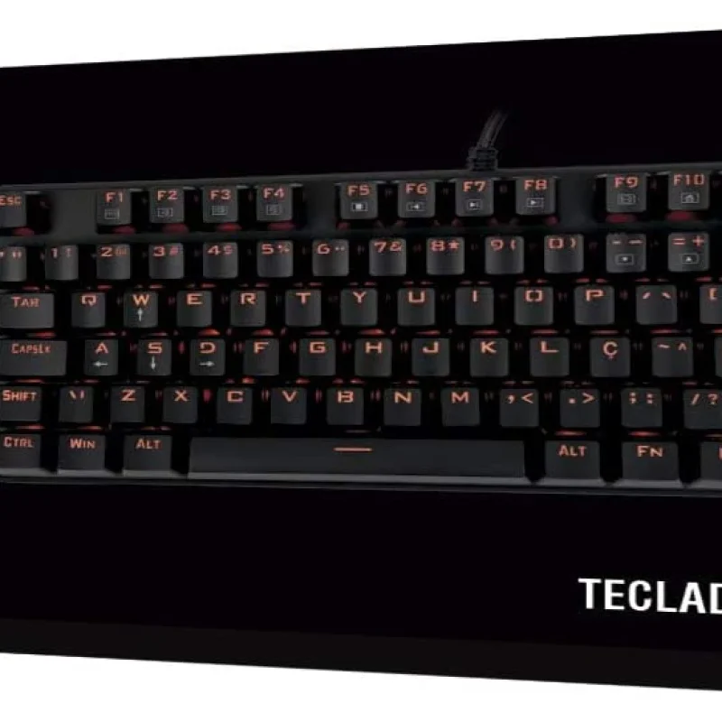 Teclado Mecânico Gamer Vulcan Tc603 Led Kabum
