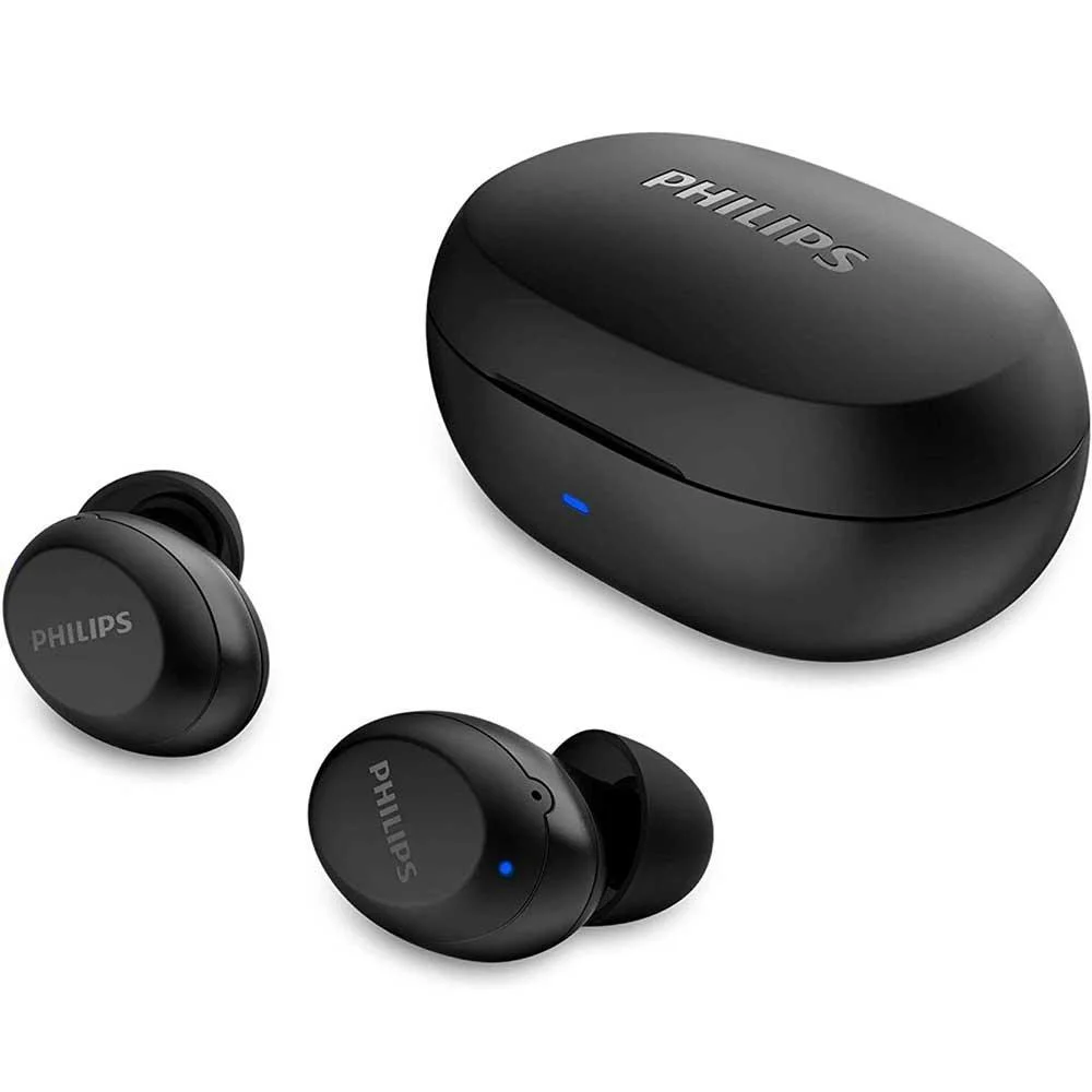 Fone de Ouvido Philips Intra-Auricular, True Wireless, Bluetooth, Preto - Tat1235bk/97 Fone de Ouvido Philips Intra-Auricular, True Wireless, Bluetooth, Preto - Tat1235bk/97