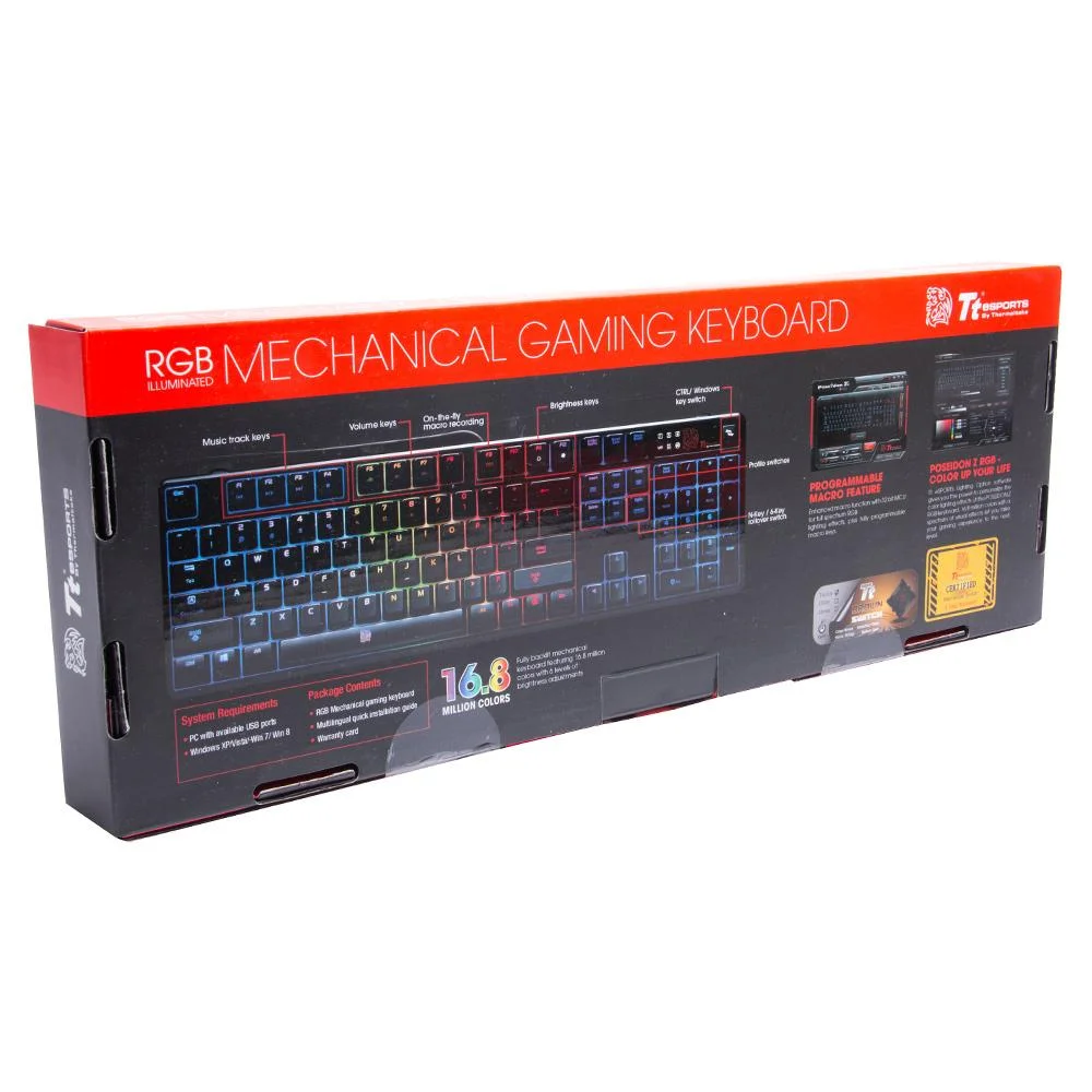 Teclado Tt Esports Poseidon Z Rgb Kabum