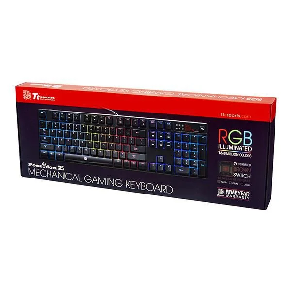 T!iyo©️ TY-Pro120w【正規3年保証】 Teclado Tt Esports Poseidon Z Rgb Kabum
