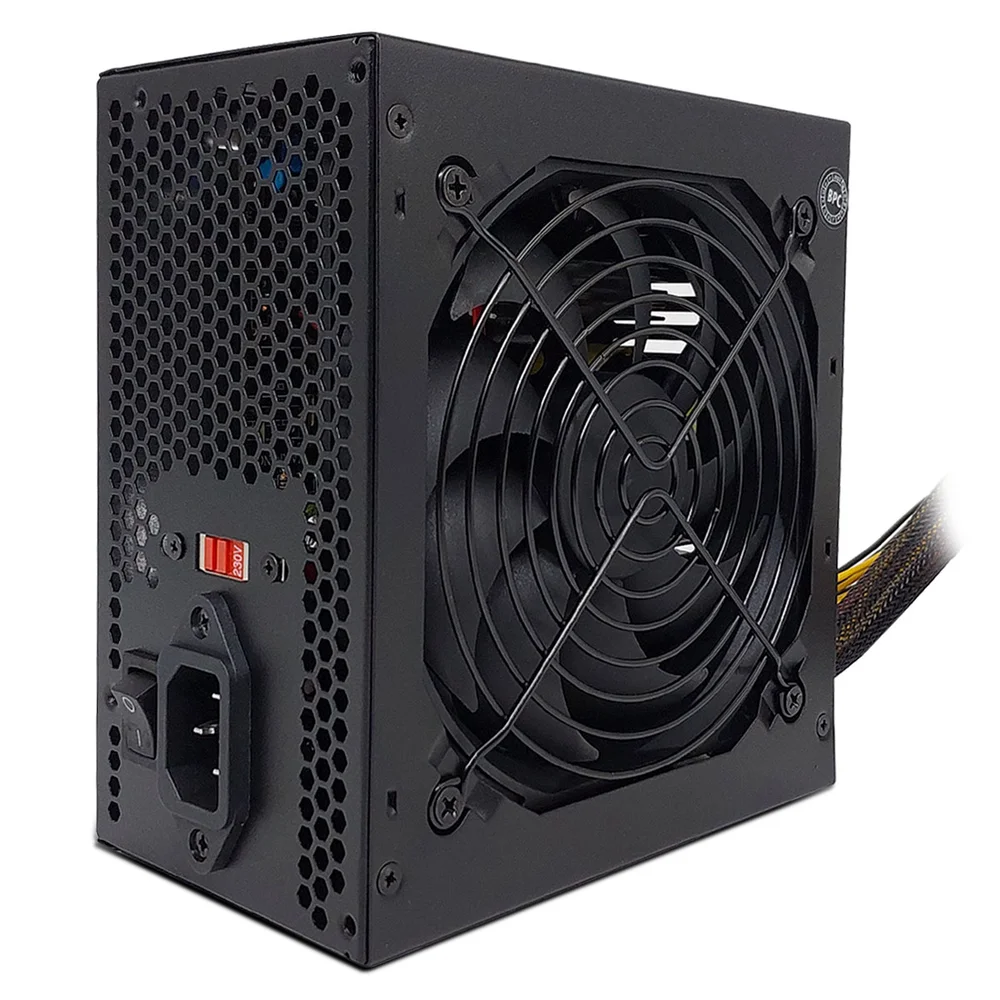 Fonte 500w, Brazil PC, Bivolt Manual, 24 Pinos, C/ Cabo -  Bpc/5330-b