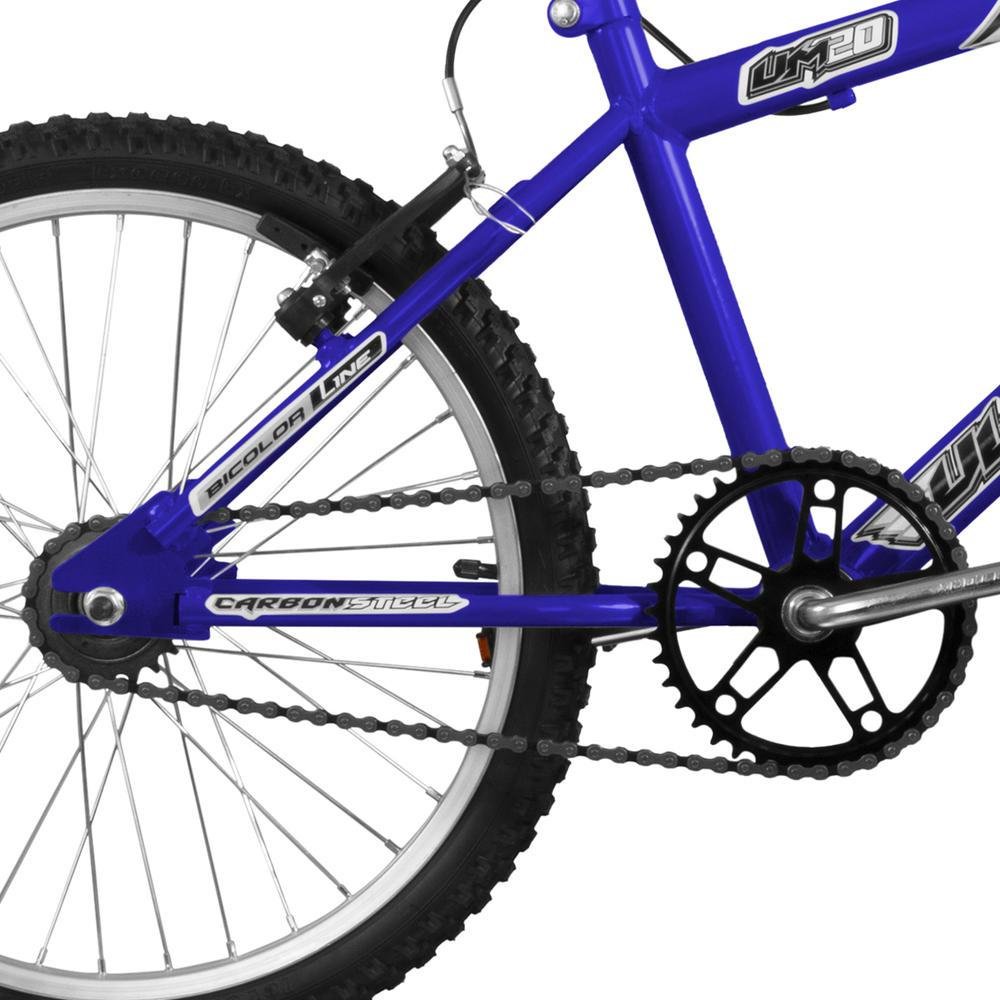 Bicicleta Ultra Bikes Aro 20 Masculina Bicolor Azul - Branco Bicicleta Ultra Bikes Aro 20 Masculina Bicolor Azul - Branco