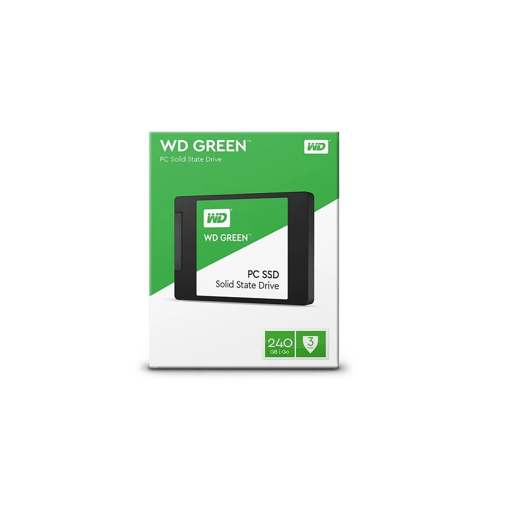 SSD WD Green 240GB Sata, Leitura 545mb/s, Gravação 430mb/s - Wds240g2g0a SSD WD Green 240GB Sata, Leitura 545mb/s, Gravação 430mb/s - Wds240g2g0a