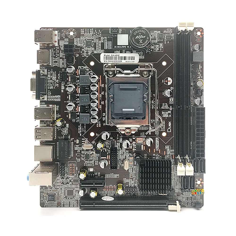 Placa-Mãe Duex DX H61Z, Intel 2ª e 3ª Geração LGA 1155, DDR3 Placa-Mãe Duex DX H61Z, Intel 2ª e 3ª Geração LGA 1155, DDR3