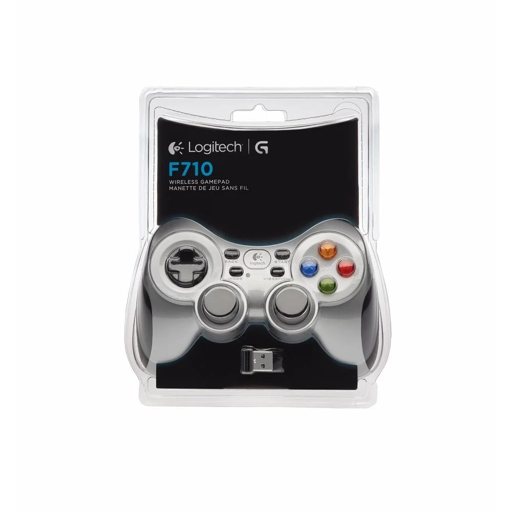 Joystick Logitech Gamepad F710, Sem Fio, PC e TV - 940-000117 Joystick Logitech Gamepad F710, Sem Fio, PC e TV - 940-000117
