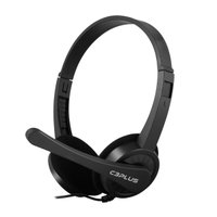 Headset C3plus Ph-02bk, Ajuste De Altura, P2, Preto