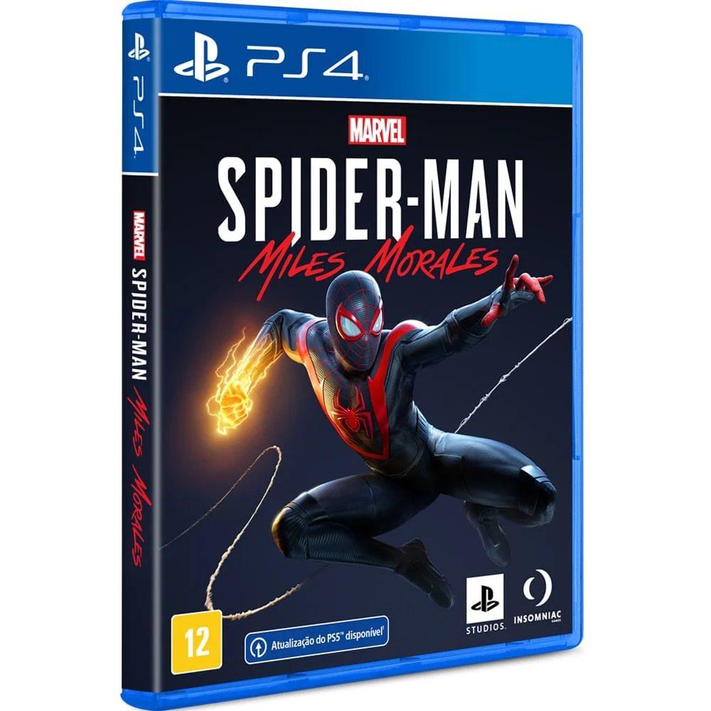 Jogo Marvels Spider-Man Miles Morales, Para PS4, Insomniac Studios