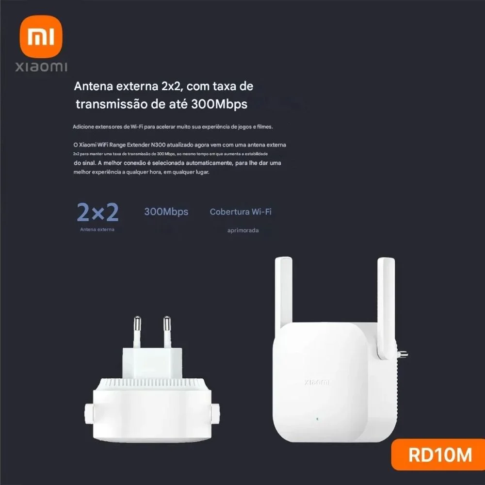 Repetidor Wifi Mi Range Extender Pro Xiaomi Kabum