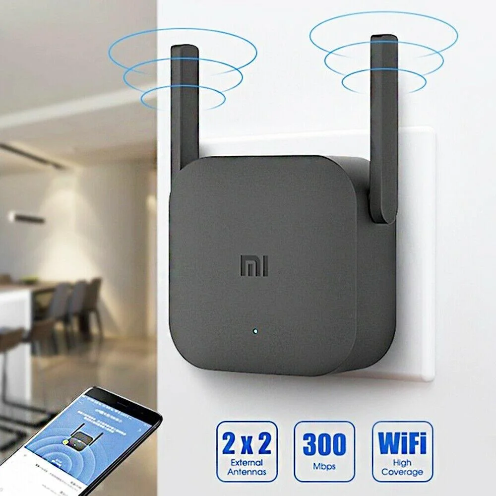 Repetidor Wi-Fi Xiaomi Mi Range Extender Pro, Preto, U Repetidor Wi-Fi Xiaomi Mi Range Extender Pro, Preto, U