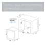 Frigobar Suggar Fb4611ix, 46 Litros, 127V, Inox, Com Degelo Manual e Porta De Vidro