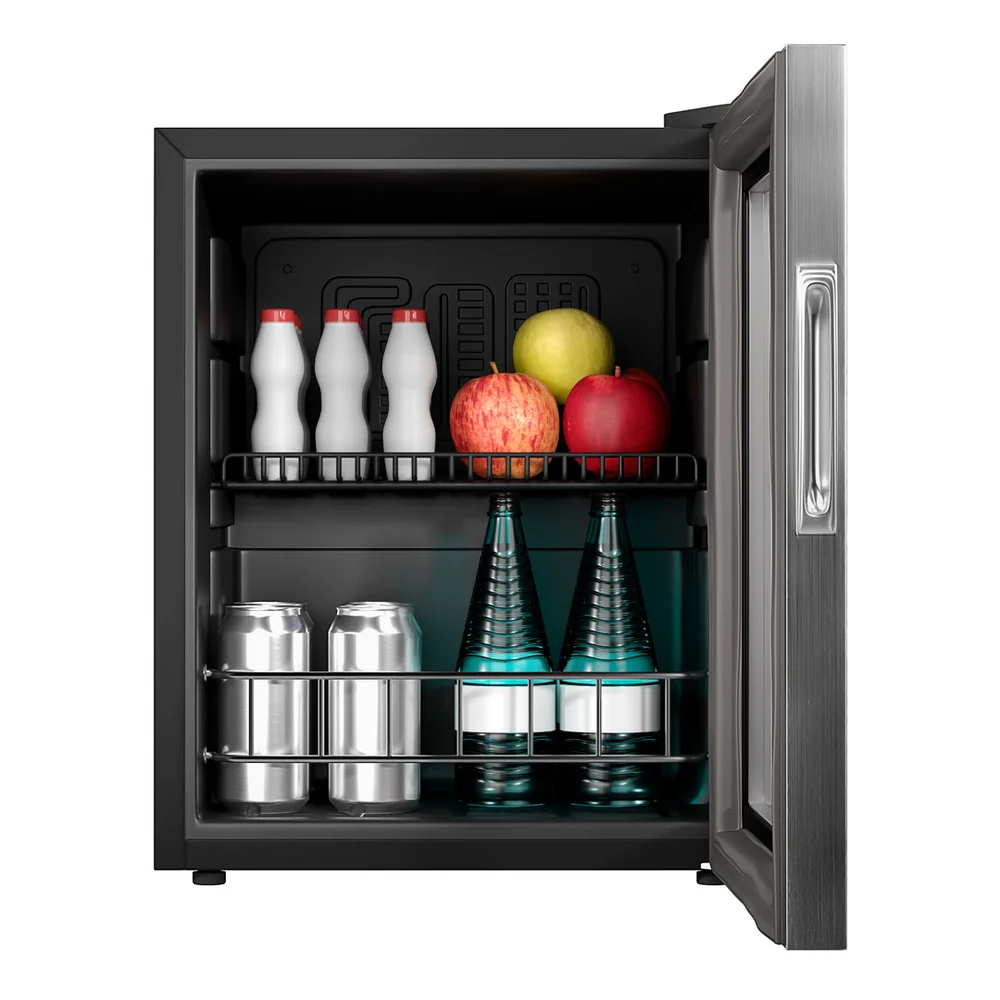 Frigobar Suggar Fb4611ix, 46 Litros, 127V, Inox, Com Degelo Manual e Porta De Vidro Frigobar Suggar Fb4611ix, 46 Litros, 127V, Inox, Com Degelo Manual e Porta De Vidro