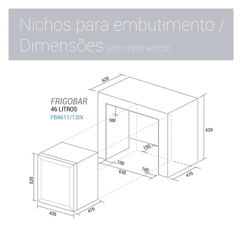 Frigobar Suggar Fb4611ix, 46 Litros, 127V, Inox, Com Degelo Manual e Porta De Vidro Frigobar Suggar Fb4611ix, 46 Litros, 127V, Inox, Com Degelo Manual e Porta De Vidro