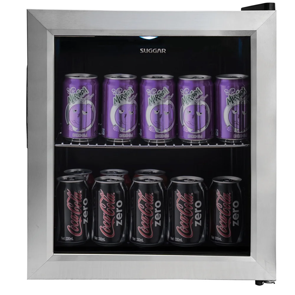 Frigobar Suggar Fb4611ix, 46 Litros, 127V, Inox, Com Degelo Manual e Porta De Vidro Frigobar Suggar Fb4611ix, 46 Litros, 127V, Inox, Com Degelo Manual e Porta De Vidro