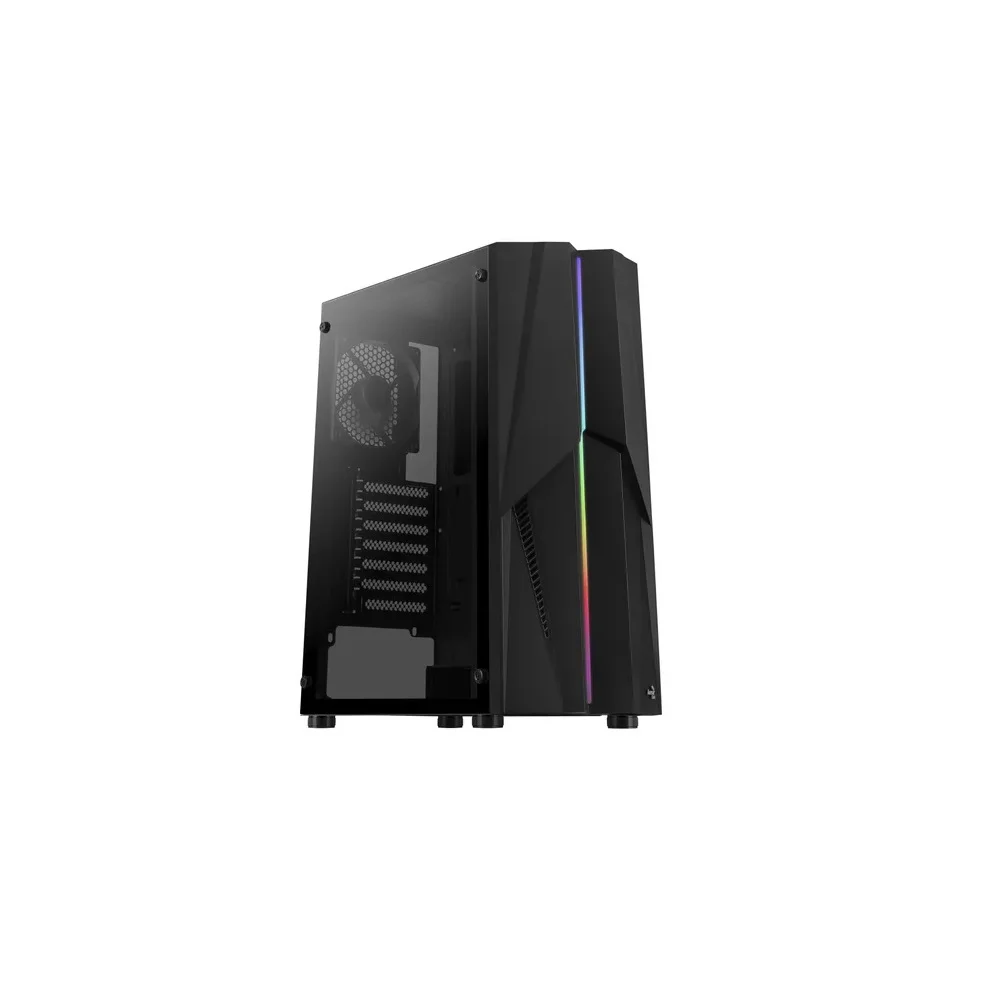 Gabinete Gamer Aerocool Mecha Mid Tower Rgb Usb 3.0 Vidro Temperado - Preto Gabinete Gamer Aerocool Mecha Mid Tower Rgb Usb 3.0 Vidro Temperado - Preto