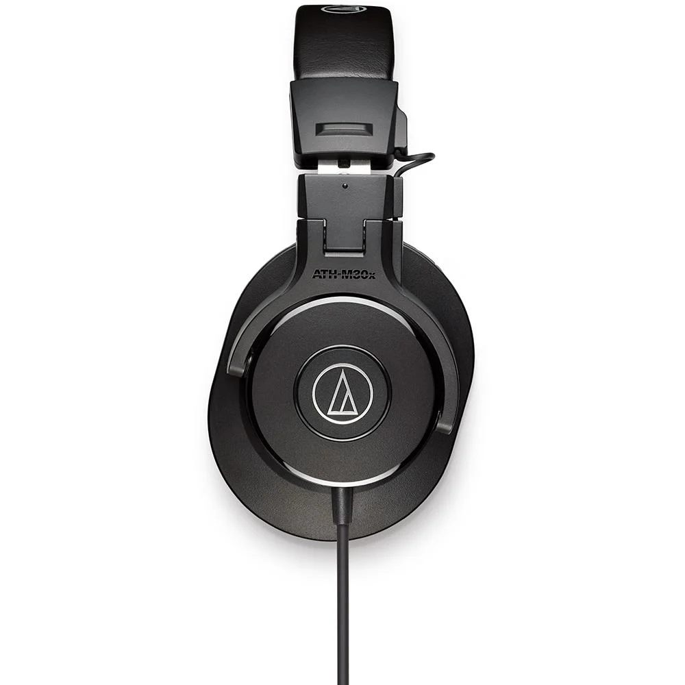 ヘッドホン audio-technica ATH-M30x Headset AudioTechnica ATHM30x Profissional KaBuM