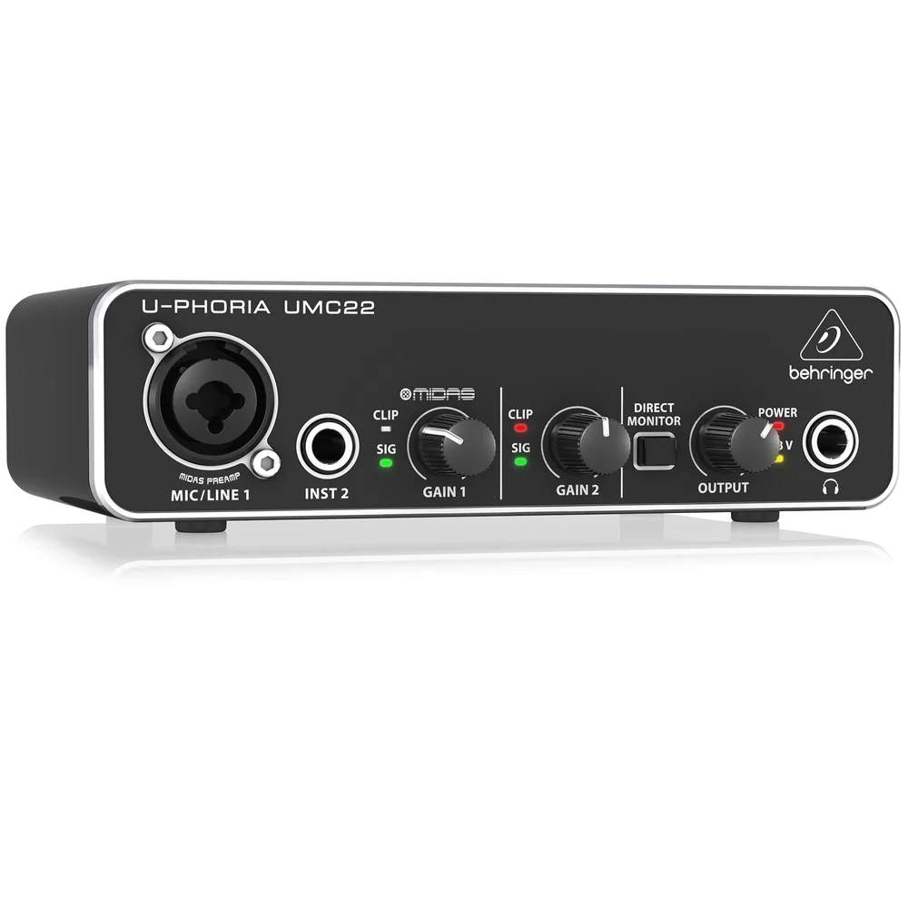 Interface De Áudio Behringer Midas KaBuM