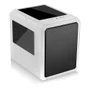 Gabinete Gamer K-Mex Microcraft IV, Com 1 Fan LED Multicor 200mm, Cubo, Branco - Cg-04rc