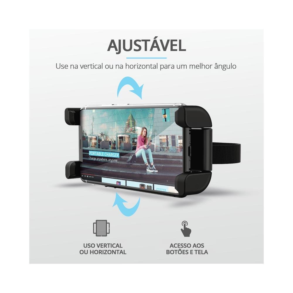 Suporte Veicular Para Celular E Tablet Trust Rehno - T23699