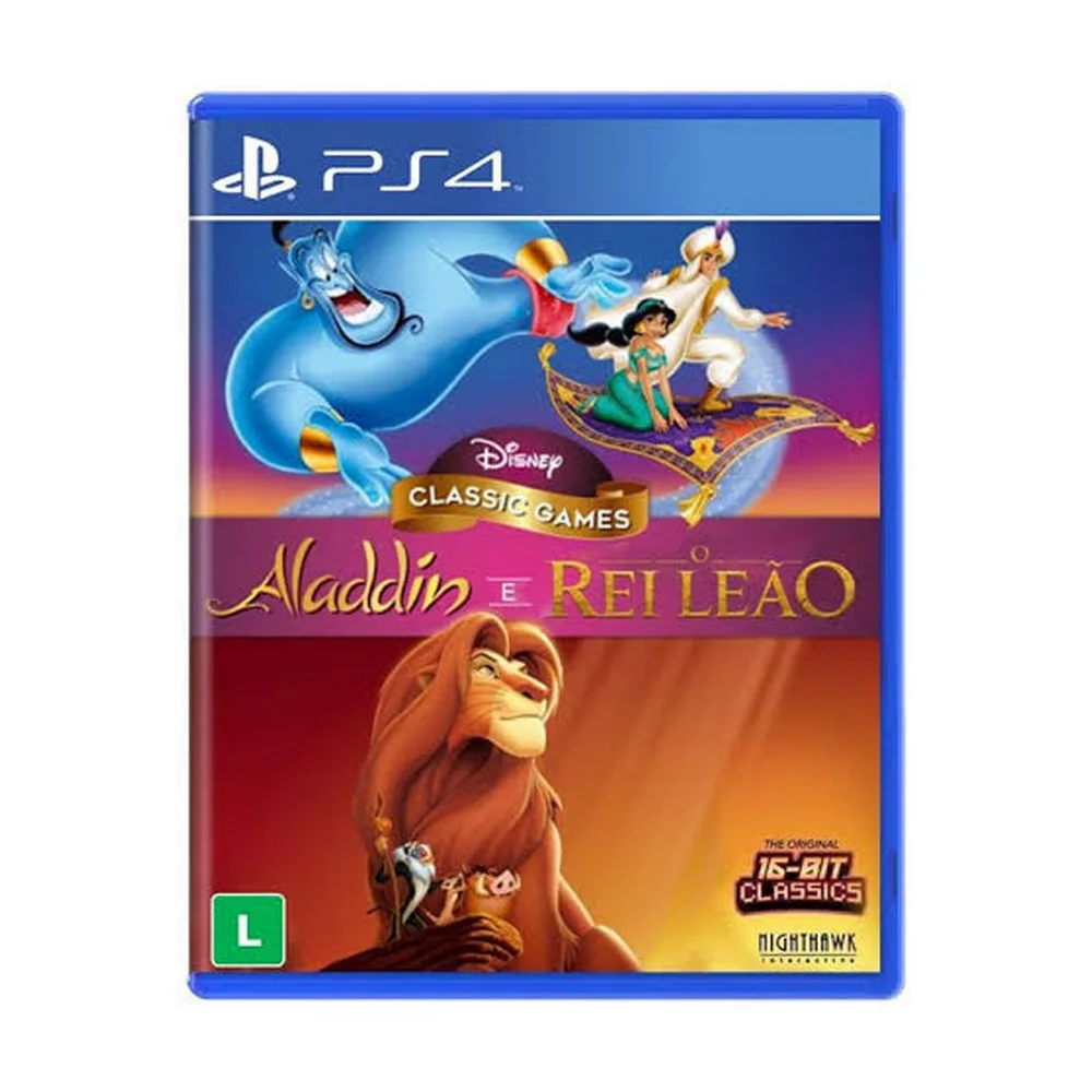 Jogo Aladdin E Rei Leão - PS4
