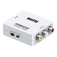 Mini Adaptador Conversor De Hdmi Para Video Composto 3rca Av