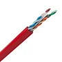 Cabo Lan U/UTP 24AWG X 4 Pares, Cat.6 CMX, 305 Metros, Vermelho - 23400207