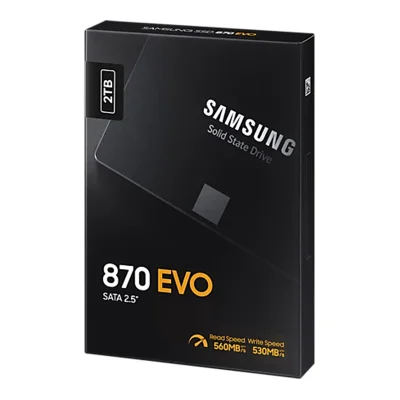 SAMSUNG 870 EVO 2TB SATA 2.5インチ 内蔵型SSD SSD Samsung 870 EVO 2TB SATA 25 560MBs KaBuM