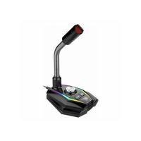 Microfone Gamer de Mesa Havit Gamenote Podcast, USB, RGB - GK56