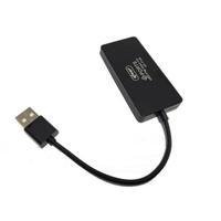 Mini Hub Usb 2.0 4 Portas Slim 480mbps Knup Kp-t109 Preto