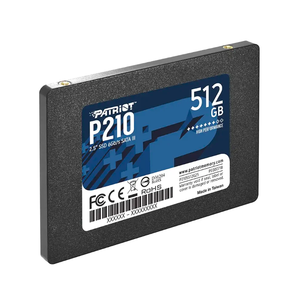 SSD Patriot P210 512GB KaBuM
