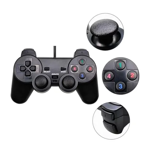 Joystick Dualshock Xtrad, Controle Para PC Games, USB Joystick Dualshock Xtrad, Controle Para PC Games, USB