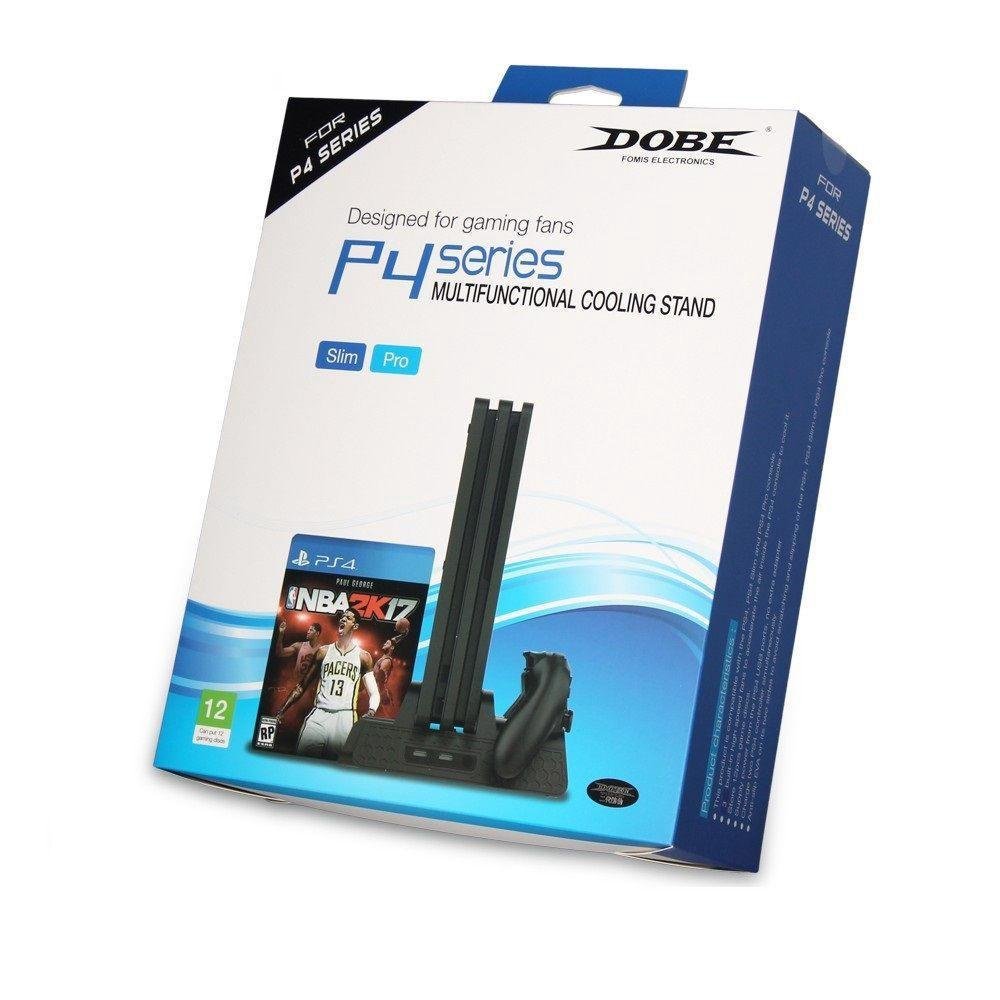 Base Vertical Com Cooler Ps4 Slim / Ps4 Pro Dobe Tp4-882 Base Vertical Com Cooler Ps4 Slim / Ps4 Pro Dobe Tp4-882