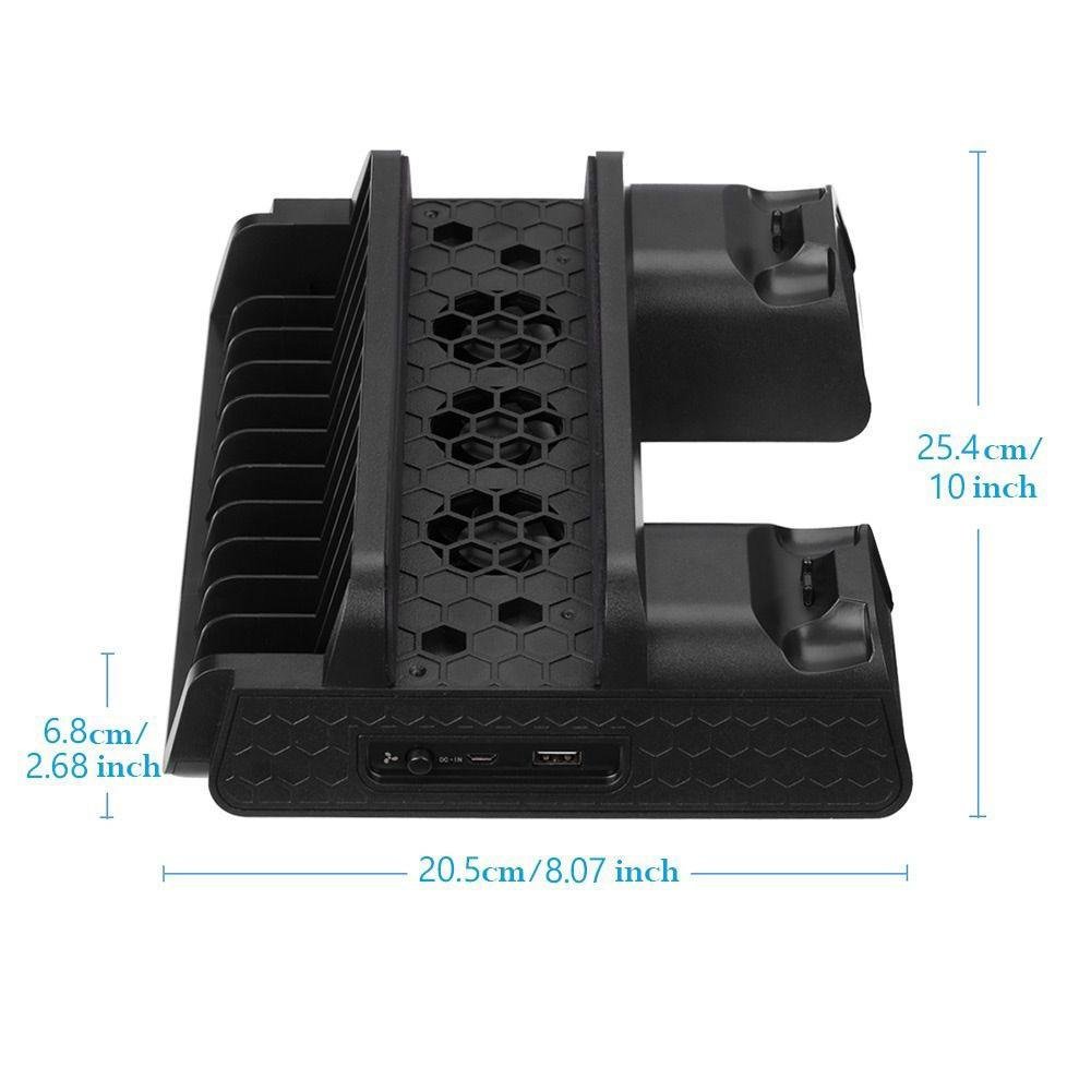 Base Vertical Com Cooler Ps4 Slim / Ps4 Pro Dobe Tp4-882 Base Vertical Com Cooler Ps4 Slim / Ps4 Pro Dobe Tp4-882