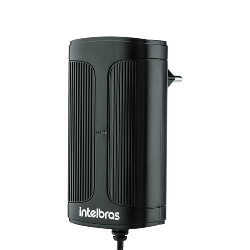 Fonte Intelbras Nobreak, 12V, 1A, Com Bateria - EFB 1201