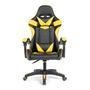 Cadeira Gamer Prizi PZ1005, Peso Suportado até 120Kg, Mecanismo Borboleta, Amarela