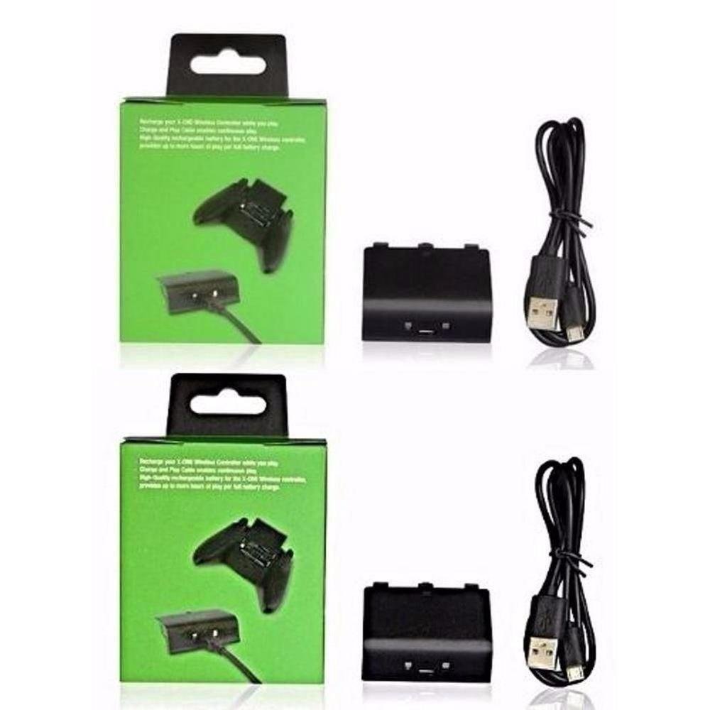 2 Baterias ALTOMEX Cabo Carregador Controle Xbox One Play & Charge Kit 2 Baterias ALTOMEX Cabo Carregador Controle Xbox One Play & Charge Kit