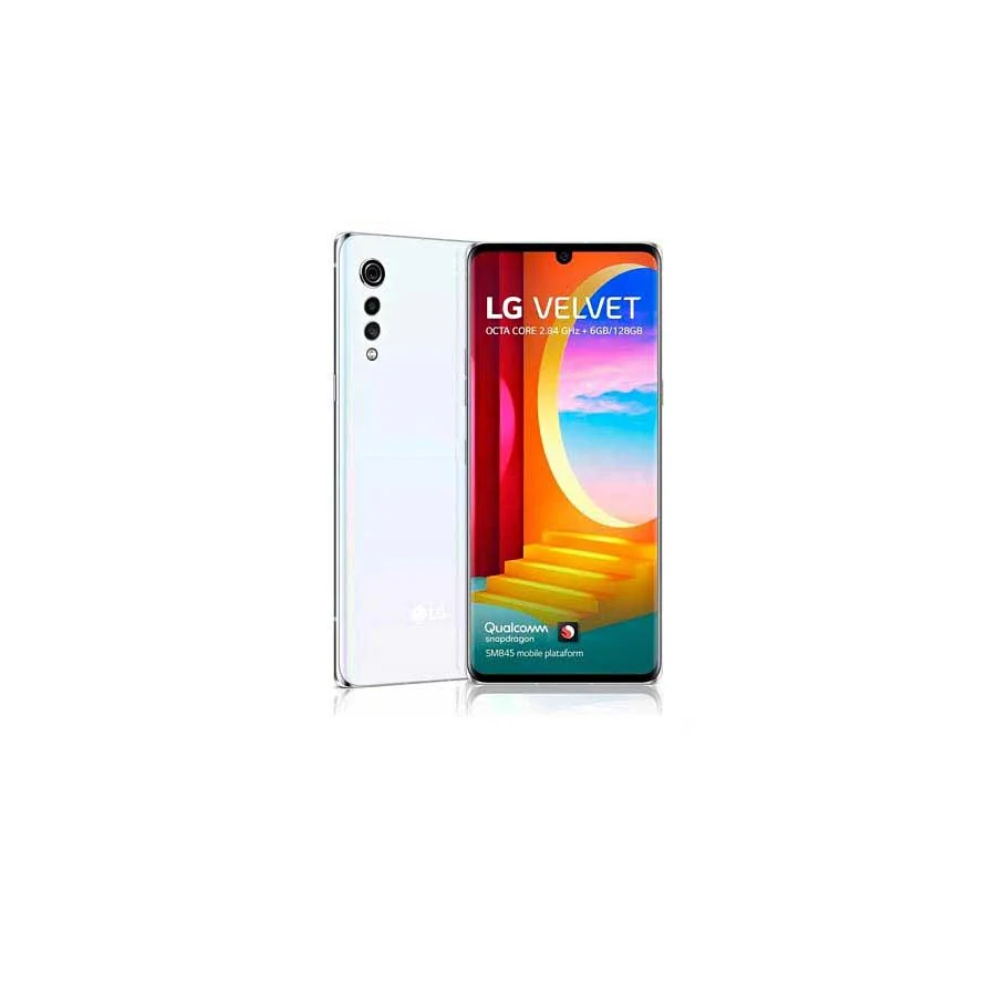 Smartphone Velvet Aurora White LG, Com Tela De 6.8", 4G, 128GB E Câmera Tripla 48 + 8 + 5MP - LMG910EMW Smartphone Velvet Aurora White LG, Com Tela De 6.8", 4G, 128GB E Câmera Tripla 48 + 8 + 5MP - LMG910EMW