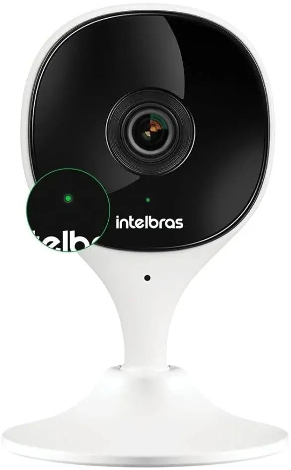 Câmera De Segurança Wi-fi Intelbras Imx Branca Full Hd 1080p Lente 2.8mm Grava Micro Sd Infravermelho 10m - Imx