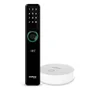 Fechadura Smart De Embutir Intelbras Izy Ifr 7001+ Abertura Por Senha Chave Tag Biometria E App Izy Smart Hub