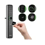 Fechadura Smart De Embutir Intelbras Izy Ifr 7001+ Abertura Por Senha Chave Tag Biometria E App Izy Smart Hub