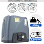 Kit Motor Automatizador De Portão Eletrônico Dz Nano 1/4 Rossi Para Portões Até 600kg 4.5 Metros - 110V