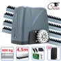 Kit Motor Automatizador De Portão Eletrônico Dz Nano 1/4 Rossi Para Portões Até 600kg 4.5 Metros - 110V