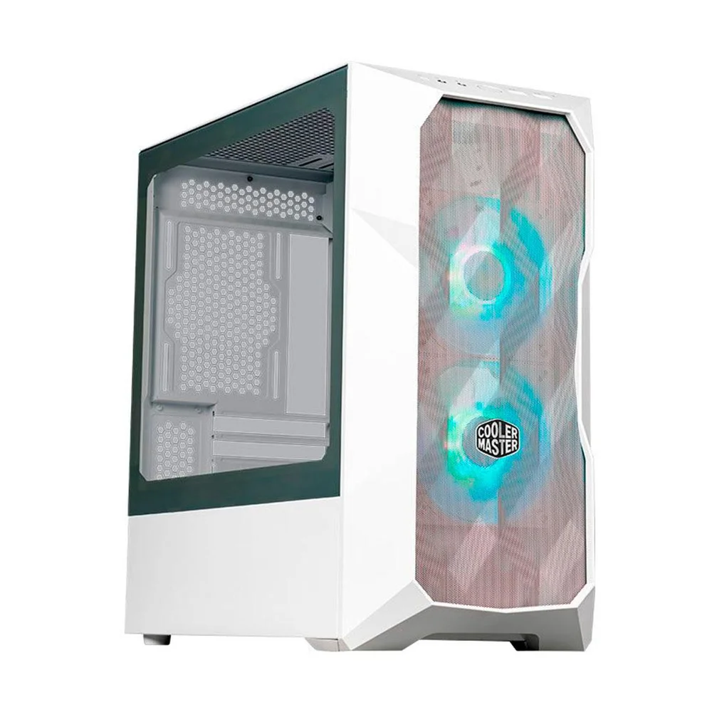 Gabinete Cooler Master Masterbox Td300 Mesh White - Lateral Em Vidro Temperado - Td300-wgnn-s00 Gabinete Cooler Master Masterbox Td300 Mesh White - Lateral Em Vidro Temperado - Td300-wgnn-s00