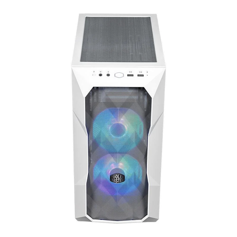 Gabinete Cooler Master Masterbox Td300 Mesh White - Lateral Em Vidro Temperado - Td300-wgnn-s00 Gabinete Cooler Master Masterbox Td300 Mesh White - Lateral Em Vidro Temperado - Td300-wgnn-s00