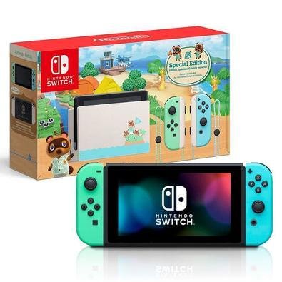 Nintendo Switch Desbloqueado V2 Edição Animal Crossing 64gb Com