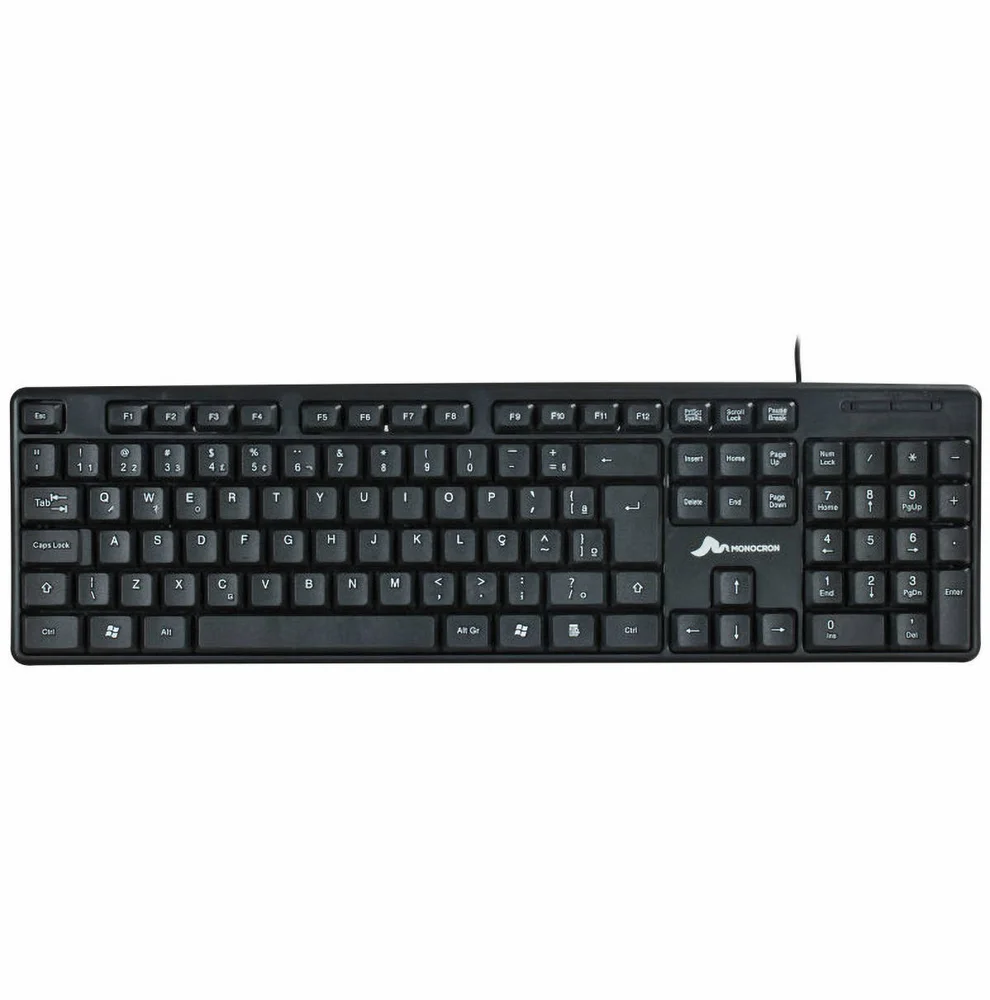 Teclado Usb Padro Abnt2 107 Teclas Mn8236