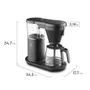 Cafeteira Elétrica Electrolux Expert cmp70, Com Tecnologia Perfectsense, 127V, Preta