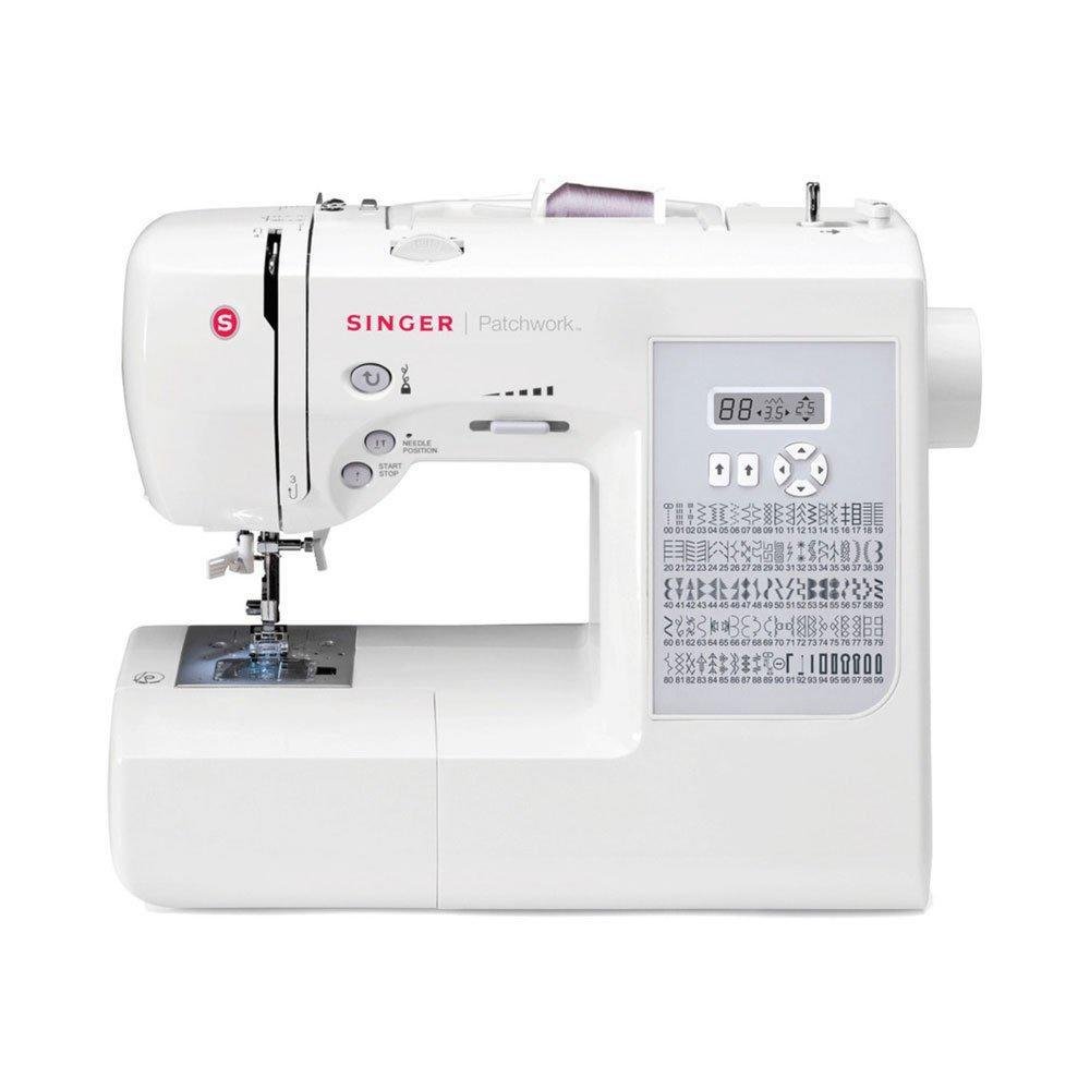 Máquina De Costura Eletrônica Singer Patchwork 91 Pontos 7285, 110V Máquina De Costura Eletrônica Singer Patchwork 91 Pontos 7285, 110V