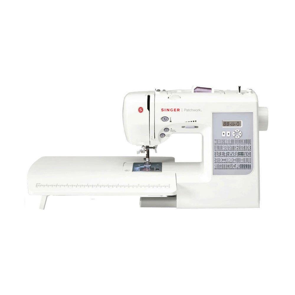 Máquina De Costura Eletrônica Singer Patchwork 91 Pontos 7285, 110V Máquina De Costura Eletrônica Singer Patchwork 91 Pontos 7285, 110V