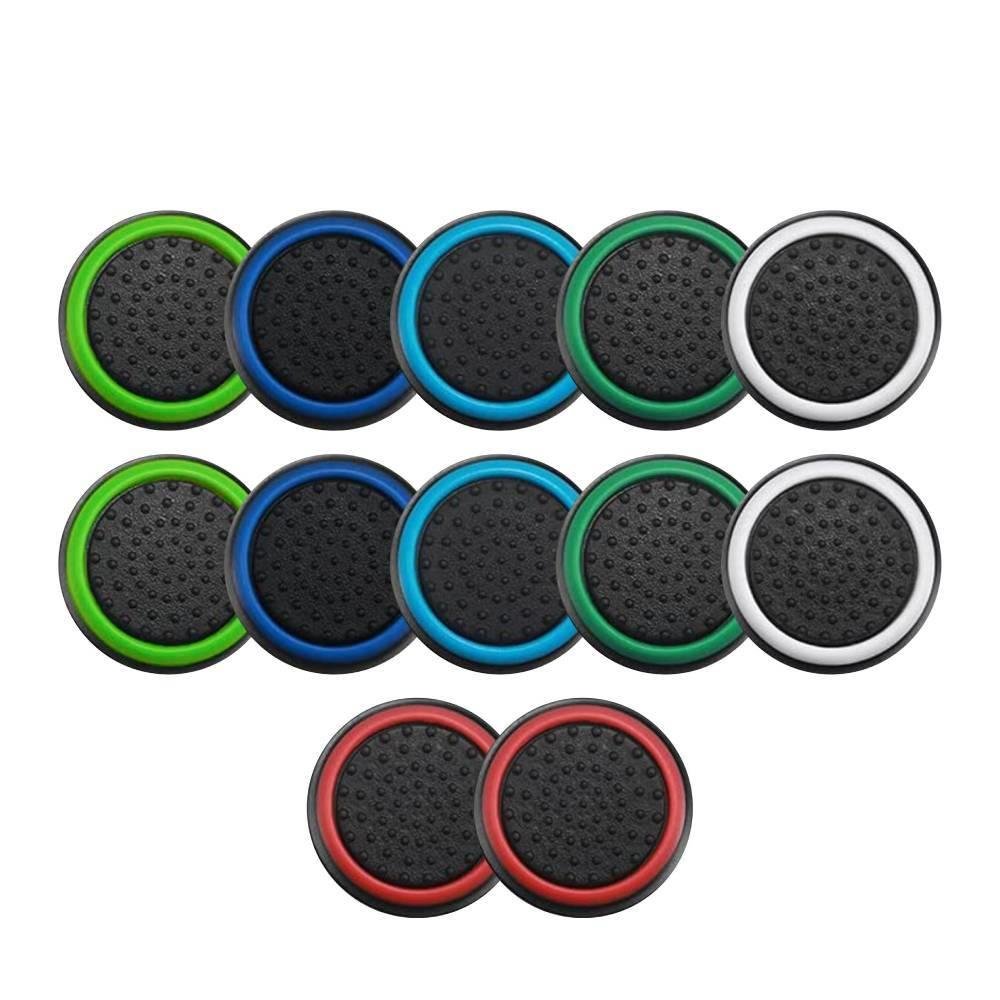 42 Pares De Grips P/ Controle Anti Derrapante Silicone Botão Analógico Do Joystick Cor: 7 Pares De Cada Cor.
